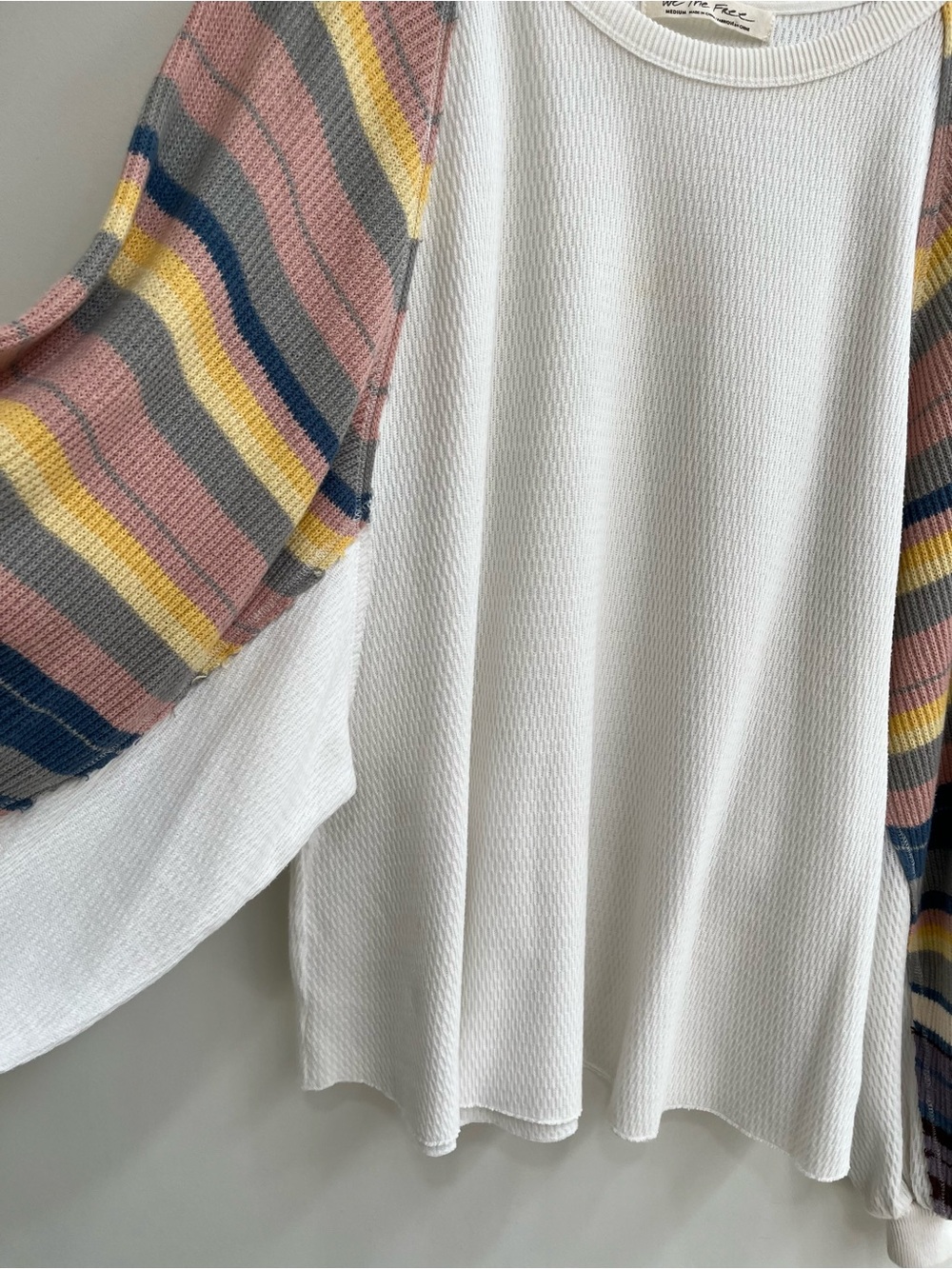 Free People Rainbow dreams balloon sleeve sweater - Picture 6 of 11